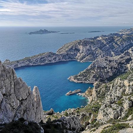 10 Min Du Centre-Ville Terrasse Avec Vue + Parking Marseille Eksteriør billede