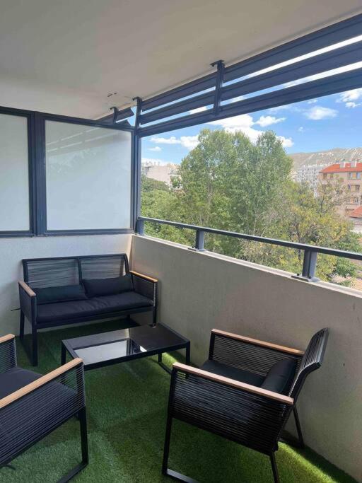 10 Min Du Centre-Ville Terrasse Avec Vue + Parking Marseille Eksteriør billede